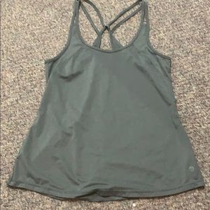 Grey athletic tank